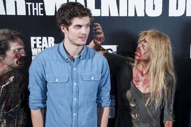 English actor Daniel Sharman attends to fan event of Fear The Walking Dead at Callao City Lights cinema in Madrid, July 24, 2017. Spain.  (20170724024)