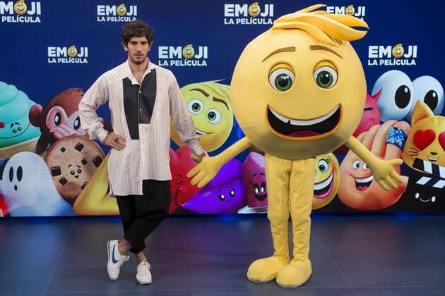 Quim Gutierrez attends to photocall of presentation of EMOJI the film in Madrid, July 25, 2017. Spain.  (20170725016)