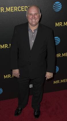 July 25, 2017 - Beverly Hills, California, U.S - James Dumont The cast of AT&T AUDIENCE Networks Ã’Mr. MercedesO, adapted from the original novel by Stephen King, walked the red carpet before viewing this year s screening at the Beverly Hilton Garden. The dramatic series follows a serial killer as he taunts a retired police detective leading the ex-cop to undertake a private investigation before the killer can strike again. The dramatic suspense thriller is set to premiere on the Audience Network on August 9, 2017. Beverly Hills U.S. - ZUMAb102 20170725_zaf_b102_061 Copyright: xDavidxBrox