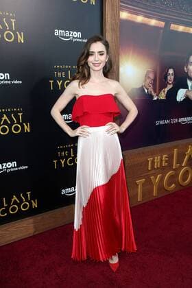 Lily Collins bei der The Last Tycoon Serien-Premiere am 27.07.2017 in Los Angeles Amazon Studios The Last Tycoon TV Series Premiere in Los Angeles, 2017 