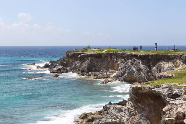 Blick auf die Karibische See von der Insel Isla Mujeres, Cancun, 2014 Cancun Mexico Copyright: xkolbert-press ChristianxKolbertx