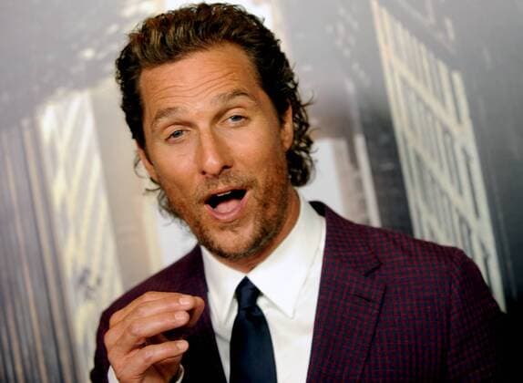 Matthew McConaughey arrive on the red carpet at The Dark Tower New York Premiere on July 31, 2017 in New York City.  NYP20170731187 DENNISxVANxTINE