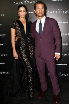 Premiere of The Dark Tower at the Museum of Modern Art on July 31, 2017 in New York City. Matthew McConaughey;Camila Alves New York United States  536949
