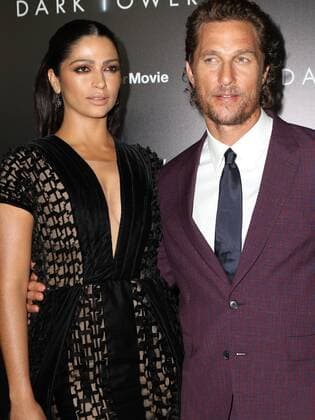 Premiere of The Dark Tower at the Museum of Modern Art on July 31, 2017 in New York City. Matthew McConaughey;Camila Alves New York United States  536949