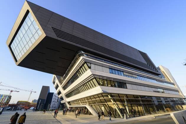 WU Campus Wien, Wirtschaftsuniversität Wien, LC, Library and Learning Center, Zaha Hadid, Österreich, Wien, 2. Bezirk Copyright: xKTHx ALLAT842966
