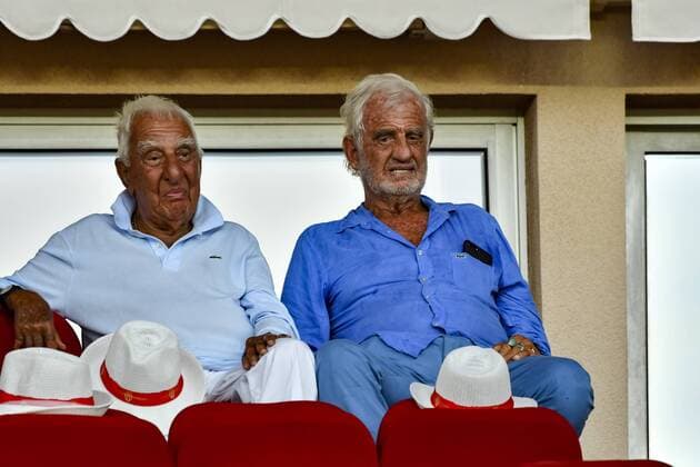 Jean Paul Belmondo - Charles Gerard FOOTBALL : AS Monaco vs Toulouse FC - Ligue 1 - Monaco - 04 08 2017 NorbertScanella Panoramic 