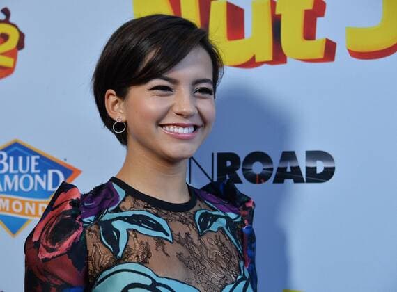 Cast member Isabela Moner, the voice of Heather in the animated motion picture comedy The Nut Job 2: Nutty by Nature attends the premiere of the film at Regal Cinemas LA Live in Los Angeles on August 5, 2017. Storyline: Following the events of the first film, Surly and his friends must stop Oakton City s mayor from destroying their home to make way for a dysfunctional amusement park.  LAP2017080512 JIMxRUYMEN