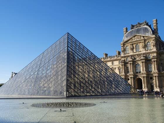 Paris, Louvre, Pyramide, Architekt Ieoh Ming Pei, Frankreich Copyright: xKTHx ALLFR839735