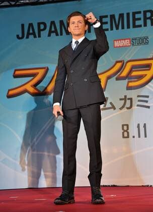 Actor Tom Holland attends the Japan premiere for the film Spider-Man: Homecoming in Tokyo, Japan on August 7, 2017.  TKP2017080705 KEIZOxMORI