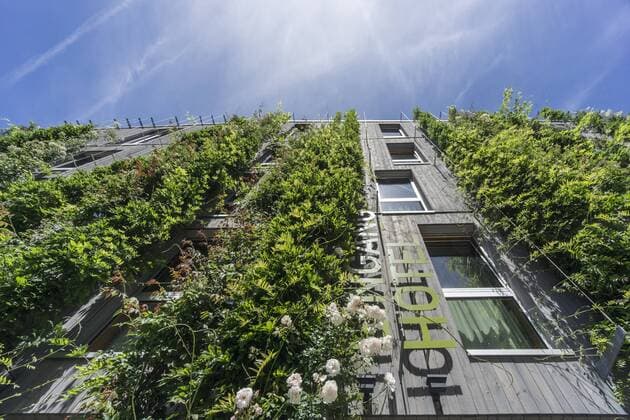 Freiburg, Baden-Wuerttemberg, Schwarzwald, Deutschland, Green Hotel,