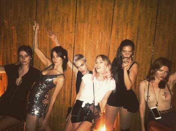 Cara Delevingne s birthday party in the jungle: Model takes group of friends to £5,750 a night retreat in Mexico to celebrate her 25th birthday Josephine de la Baume;Cara Delevingne Mexico  539141