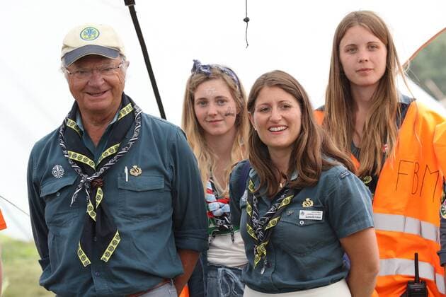 King Carl XVI Gustaf Attendance at the Scouts Jamboree 17, Kristianstad Kristianstad Sweden  539549