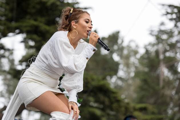 August 11, 2017 - San Francisco, California, U.S - KARLY LOAIZA of Kali Uchis during the Outside Lands Music Festival at Golden Gate Park in San Francisco, California San Francisco U.S. - ZUMAs135 20170811_zap_s135_033 Copyright: xDanielxDeSloverx