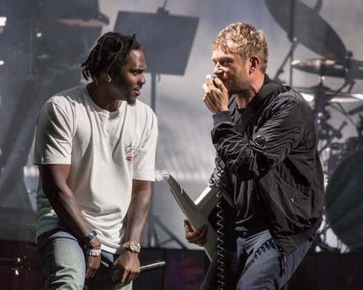August 11, 2017 - San Francisco, California, U.S - PUSHA T performs with DAMON ALBARN of Gorillaz during the Outside Lands Music Festival at Golden Gate Park in San Francisco, California San Francisco U.S. - ZUMAs135 20170811_zap_s135_035 Copyright: xDanielxDeSloverx