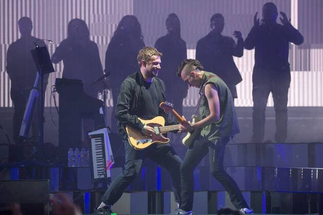 August 11, 2017 - San Francisco, California, U.S - DAMON ALBARN and JEFF WOOTTON of Gorillaz during the Outside Lands Music Festival at Golden Gate Park in San Francisco, California San Francisco U.S. - ZUMAs135 20170811_zap_s135_040 Copyright: xDanielxDeSloverx