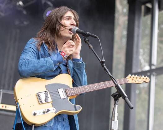 August 12, 2017 - San Francisco, California, U.S - BRIAN D ADDARIO of The Lemon Twigs during the Outside Lands Music Festival at Golden Gate Park in San Francisco, California San Francisco U.S. - ZUMAs135 20170812_zap_s135_003 Copyright: xDanielxDeSloverx