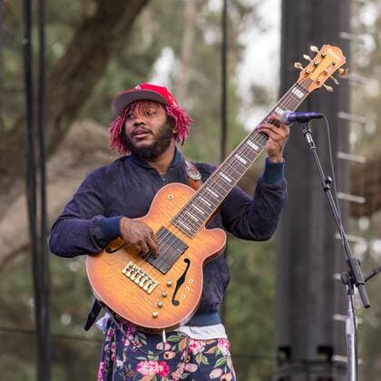 August 12, 2017 - San Francisco, California, U.S - THUNDERCAT (STEPHEN BRUNER) during the Outside Lands Music Festival at Golden Gate Park in San Francisco, California San Francisco U.S. - ZUMAs135 20170812_zap_s135_022 Copyright: xDanielxDeSloverx