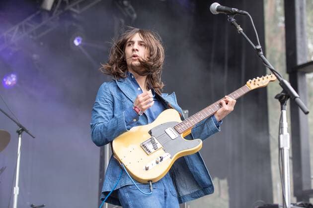 August 12, 2017 - San Francisco, California, U.S - BRIAN D ADDARIO of The Lemon Twigs during the Outside Lands Music Festival at Golden Gate Park in San Francisco, California San Francisco U.S. - ZUMAs135 20170812_zap_s135_042 Copyright: xDanielxDeSloverx
