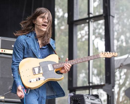 August 12, 2017 - San Francisco, California, U.S - BRIAN D ADDARIO of The Lemon Twigs during the Outside Lands Music Festival at Golden Gate Park in San Francisco, California San Francisco U.S. - ZUMAs135 20170812_zap_s135_064 Copyright: xDanielxDeSloverx