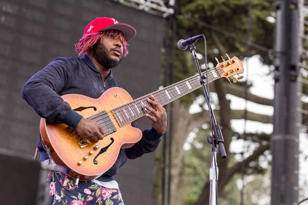 August 12, 2017 - San Francisco, California, U.S - THUNDERCAT (STEPHEN BRUNER) during the Outside Lands Music Festival at Golden Gate Park in San Francisco, California San Francisco U.S. - ZUMAs135 20170812_zap_s135_078 Copyright: xDanielxDeSloverx