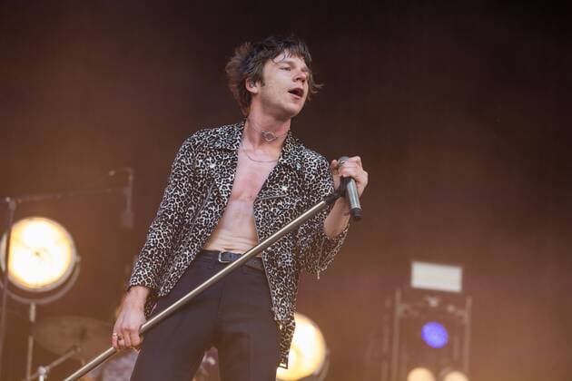 August 12, 2017 - San Francisco, California, U.S - MATT SHULTZ of Cage the Elephant during the Outside Lands Music Festival at Golden Gate Park in San Francisco, California San Francisco U.S. - ZUMAs135 20170812_zap_s135_076 Copyright: xDanielxDeSloverx