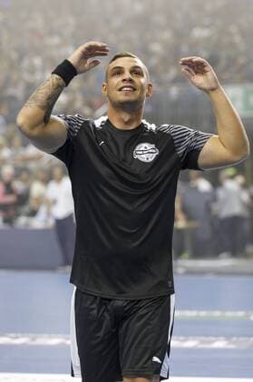 Pietro Lombardi beim Handball-Tag mit Kindertraining und Prominenten-Spiel in der Lanxess Arena. Köln, 13.08.2017 Foto:xC.xHardtx xFuturexImage