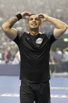 Pietro Lombardi beim Handball-Tag mit Kindertraining und Prominenten-Spiel in der Lanxess Arena. Köln, 13.08.2017 Foto:xC.xHardtx xFuturexImage