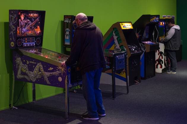SÃO PAULO, SP - 15.08.2017: EXPOSIÇÃO A ERA DOS GAMES - It happens between the days of August 16 to November 12 the exhibition "The Games Age? At the Biennial Pavilion located in Ibirapuera Park in the city of São Paulo (SP) with mthan 150 ico iconic games with which the public can interact exploring the beginnings of games to the latest technologies. x1372548x  JalesxValquer