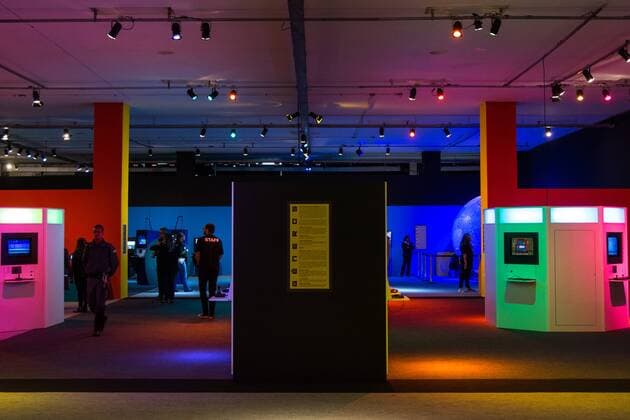 SÃO PAULO, SP - 15.08.2017: EXPOSIÇÃO A ERA DOS GAMES - It happens between the days of August 16 to November 12 the exhibition "The Games Age? At the Biennial Pavilion located in Ibirapuera Park in the city of São Paulo (SP) with mthan 150 ico iconic games with which the public can interact exploring the beginnings of games to the latest technologies. x1372550x  JalesxValquer