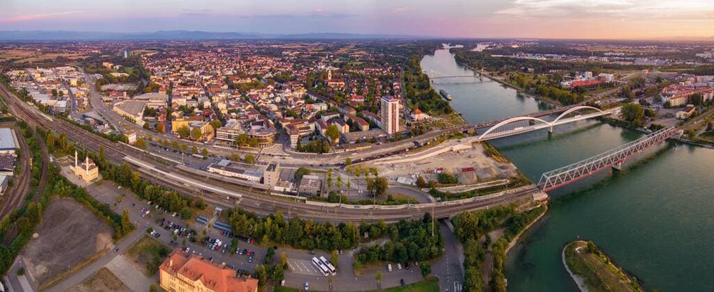  Kehl, Rhein, Panorama, Baden-Württemberg, Deutschland, Europa Copyright: imageBROKER/Manugrafie.net ibxgla04528297.jpg
