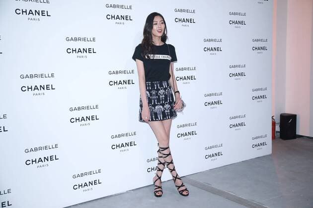 August 16, 2017 - Beijing, Beijing, China - Beijing, CHINA-16th August 2017: (EDITORIAL USE ONLY. CHINA OUT) Zhou Xun, Liu Wen and Hu Ge attend the press conference for Gabrielle Chanel Fragrance in Beijing, August 16th, 2017. Beijing China  - ZUMAs145 20170816_zaa_s145_258 Copyright: xXiaxBox