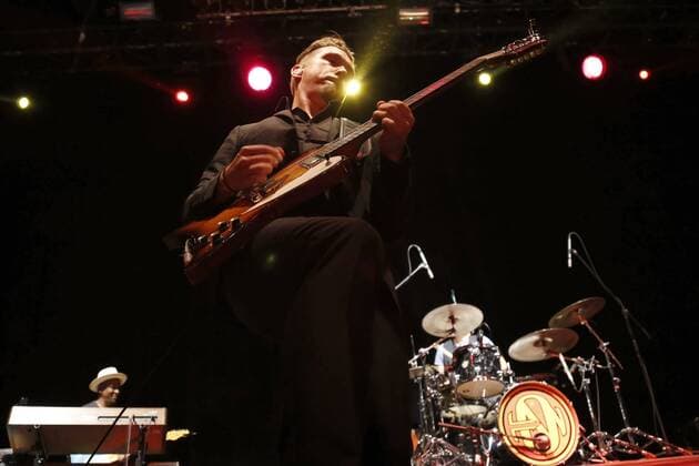 August 17, 2017 - EUM20170817ESP01.JPG.CIUDAD DE MEXICO MusicMusica-Hanson.- Aspectos de la presentacion de la agrupacion estadounidense, Hanson, 16 de agosto de 2017, Plaza Condesa. Foto: Agencia EL UNIVERSALAgustin SalinasJMA.  - ZUMAu78_ 20170817_zaf_u78_004 Copyright: xElxUniversalx