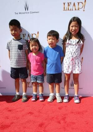 August 19, 2017 - Los Angeles, California, U.S. - 19 August 2017 - Los Angeles, California - The Cheng Kids. Leap! Los Angeles Premiere held at Pacific Theatres at The Grove. Photo Credit: AdMedia Los Angeles U.S. - ZUMAa123 20170819_zaa_a123_035 Copyright: xF.xSadoux