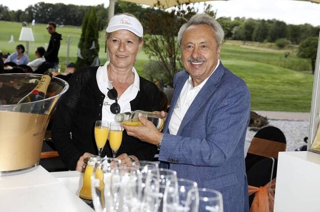Suzanne von Borsody und Wolfgang Stumph beim 10. GRK Golf Charity Masters 2017 in der Golfanlage Golfclub Leipzig im Golfresort Machern. Leipzig, 19.08.2017 Foto:xS.xGabschx xFuturexImage