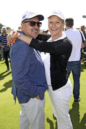 Wolfgang Stumph und Suzanne von Borsody beim 10. GRK Golf Charity Masters 2017 in der Golfanlage Golfclub Leipzig im Golfresort Machern. Leipzig, 19.08.2017 Foto:xS.xGabschx xFuturexImage