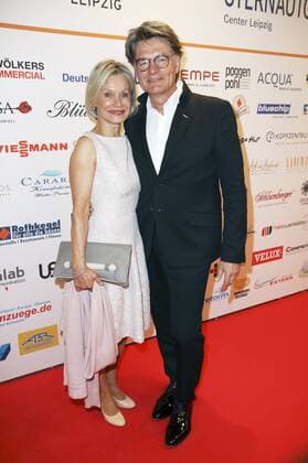 Peter Escher mit Ehefrau Ulrike Escher bei der 10. GRK Golf Charity Masters Gala 2017 im Hotel The Westin. Leipzig, 19.08.2017 Foto:xS.xGabschx xFuturexImage