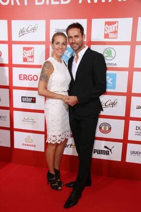 Sven Hannawald und Melissa Thiem bei der Verleihung vom Sport Bild Award am 21.08.2017 in Hamburg Sportbild Award 2017 Verleihung in Hamburg