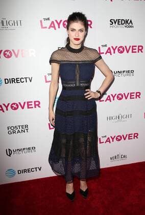 August 23, 2017 - Hollywood, CA, U.S. - 23 August 2017 - Hollywood, California - Alexandra Daddario. Premiere Of DIRECTV And Vertical Entertainment s The Layover held at ArcLight Hollywood. Photo Credit: Faye Sadou AdMedia Hollywood U.S. - ZUMAa123 20170823_zaa_a123_056 Copyright: xFayexSadouAdmediax