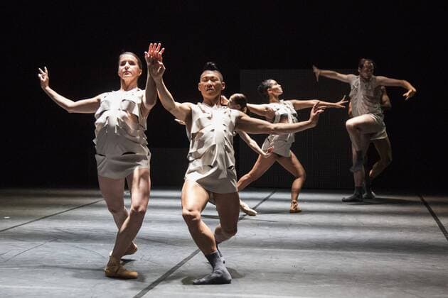 EMBARGO SPERRFRIST Three Stages by Richard Siegal, Ruhrtriennale, PACT Zollverein, Essen, Germany SPERRFRIST EMBARGO bis to 7:00pm, 25 August 2017 Essen, Germany, 23 August 2017. Dancers performing the section Model . American choreographer Richard Siegal presents Three Stages: Model , In Medias Res and as a world premiere El Dorado at PACT Zollverein for the Ruhrtriennale cultural festival 2017. For editorial use only in connection with Ruhrtriennale reporting