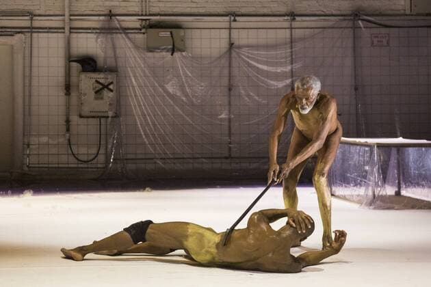 EMBARGO SPERRFRIST Three Stages by Richard Siegal, Ruhrtriennale, PACT Zollverein, Essen, Germany SPERRFRIST EMBARGO bis to 7:00pm, 25 August 2017 Essen, Germany, 23 August 2017. Gus Solomons Jr (right) and Corey Scott-Gilbert in El Dorado. American choreographer Richard Siegal presents Three Stages: Model , In Medias Res and as a world premiere El Dorado at PACT Zollverein for the Ruhrtriennale cultural festival 2017. For editorial use only in connection with Ruhrtriennale reporting