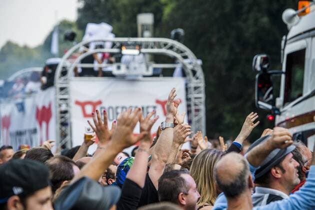 Illustration picture shows the 17th edition of electronic dance music festival City Parade, Saturday 26 August 2017, in Brussels.  LAURIExDIEFFEMBACQ 05152832