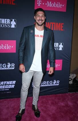 August 26, 2017 - Las Vegas, NV, U.S. - 26 August 2017 - Las Vegas, NV - Brendan Schaub. Mayweather vs McGregor pre-fight VIP Red Carpet at T-Mobile Arena. Credit: mjt AdMedia Las Vegas U.S. - ZUMAa123 20170826_zaa_a123_136 Copyright: xMjtAdmediax