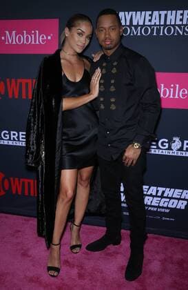 August 26, 2017 - Las Vegas, NV, U.S. - 26 August 2017 - Las Vegas, NV - Jasmine Sanders, Terrence J. Mayweather vs McGregor pre-fight VIP Red Carpet at T-Mobile Arena. Credit: mjt AdMedia Las Vegas U.S. - ZUMAa123 20170826_zaa_a123_175 Copyright: xMjtAdmediax