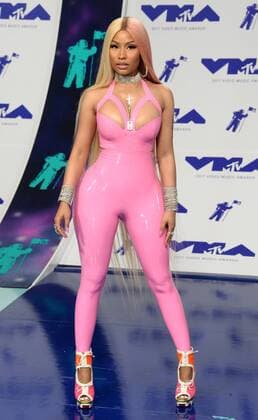 Bilder des Tages Nicki Minaj arrives for the 34th annual MTV Video Music Awards at The Forum in Inglewood, California on August 27, 2017.  LAP201708270344 JIMxRUYMEN