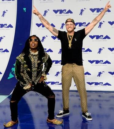 Bilder des Tages Redman (L) and Jayceeoh arrive for the 34th annual MTV Video Music Awards at The Forum in Inglewood, California on August 27, 2017.  LAP201708270560 JIMxRUYMEN