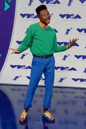 Jay Versace arrives for the 34th annual MTV Video Music Awards at The Forum in Inglewood, California on August 27, 2017.  LAP201708270620 JIMxRUYMEN