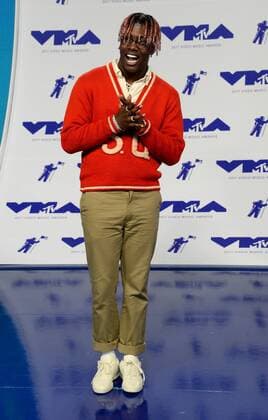 Lil Yachty arrives for the 34th annual MTV Video Music Awards at The Forum in Inglewood, California on August 27, 2017.  LAP201708270746 JIMxRUYMEN