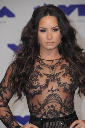 August 27, 2017 - Los Angeles, CA, U.S. - 27 August 2017 - Los Angeles, California - Demi Lovato. 2017 MTV Video Music Awards held at The Forum in Los Angeles. Photo Credit: AdMedia Los Angeles U.S. - ZUMAa123 20170827_zaa_a123_244 Copyright: xBirdiexThompsonx