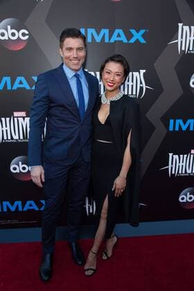 Anson Mount and Darah Trang attend the World Premiere of Inhumans at Universal CityWalk on August 28, 2017 in Universal City California. USA 2017 The World Premiere of Inhumans at Universal CityWalk in Universal City California.  Copyright: xMSUxStudiox