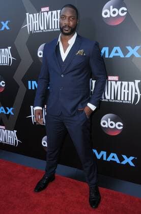 August 28, 2017 - Universal City, CA, U.S. - 28 August 2017 - Universal City, California - Eme Ikwuakor. IMAX Marvel s Inhumans World Premiere held at Universal Citywalk in Universal City. Photo Credit: AdMedia Universal City U.S. - ZUMAa123 20170828_zaa_a123_018 Copyright: xBirdiexThompsonx